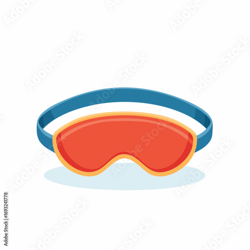 Coral Sleep Mask Illustration