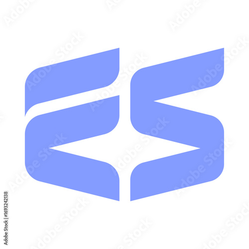 Brandable ES letter based brand logo icon