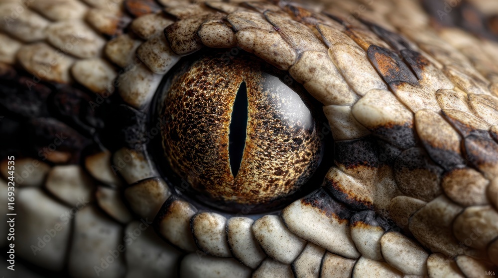 Fototapeta premium Close up snake eye