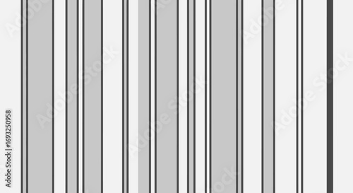 Abstract vertical stripe pattern in a monochrome grey and white palette, offering a sleek and minimalist graphic background for modern design aesthetics