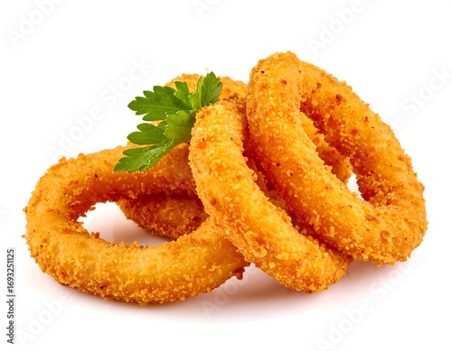 Crispy fried onion rings