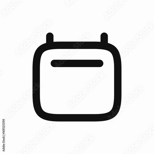 calendar schedule icon sign vector
