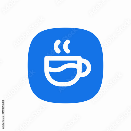 coffee hot cup icon sign vector