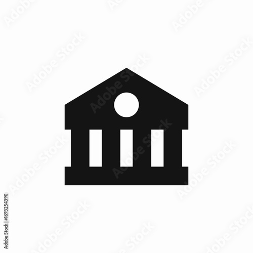 landmark building icon sign vector