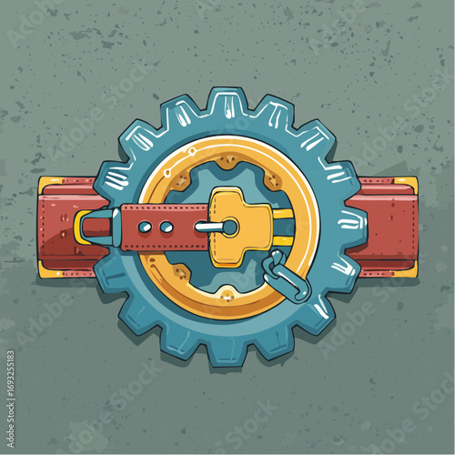 Steampunk Belt Buckle Design
