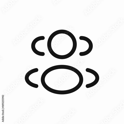 user group icon sign vector