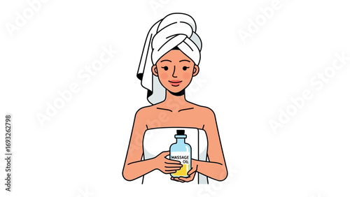 Skilled aesthetician performing a facial treatment on a relaxed client applying serum with a dropper for skincare and beauty