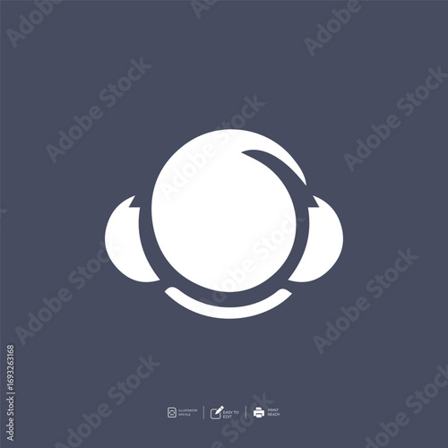  Social Group Logo template design icon