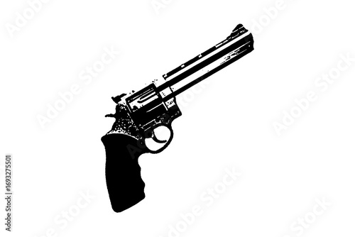 firearm silhouette machine gun vector weapon image isolated on white transparent background