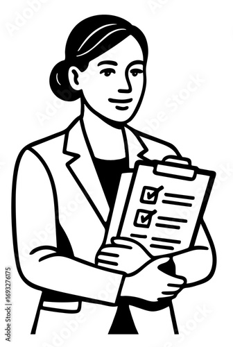 Auditor reviewing documents for accurate financial reporting