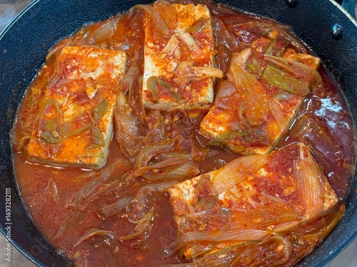 Korean Spicy Braised Tofu (Dubu Jorim) – Homemade Side Dish
