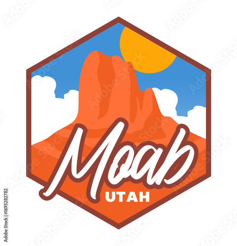 Moab Utah with beautiful natural views