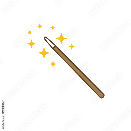 Cartoon magic wand