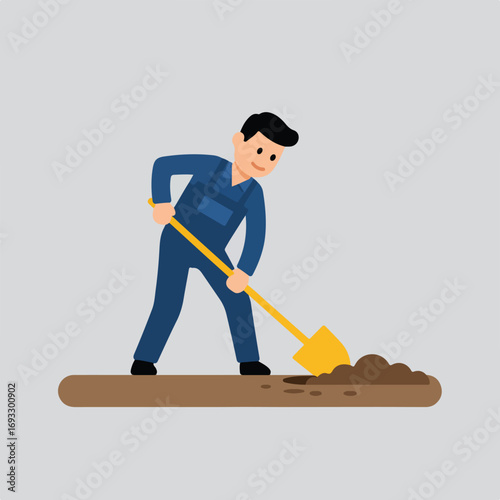 Man Digging