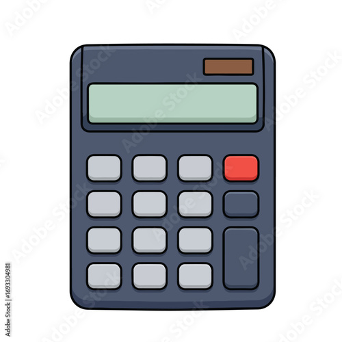 An old-school calculator