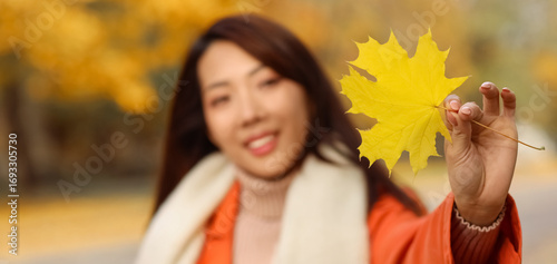 Beautiful young happy Asian...