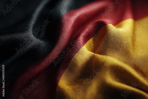 Close-up of a German flag
