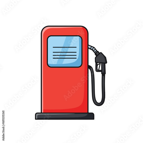 Red fuel dispenser