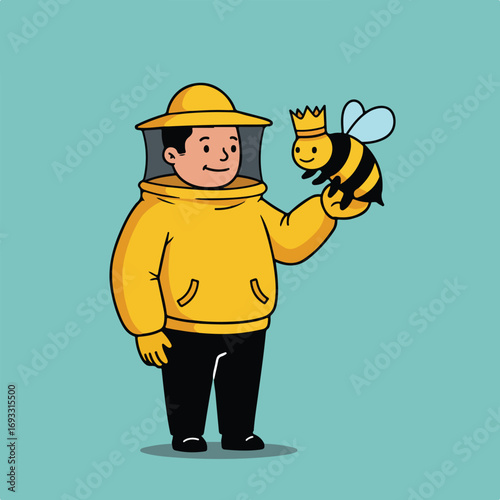 Beekeeper and Bee