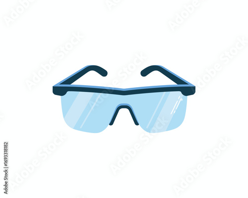 This image features a pair of stylish blue sunglasses, showcasing their sleek design. Perfect for summer vibes, beach days, and protecting your eyes from the sun's rays.