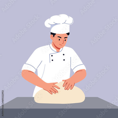 Chef kneading dough (1)