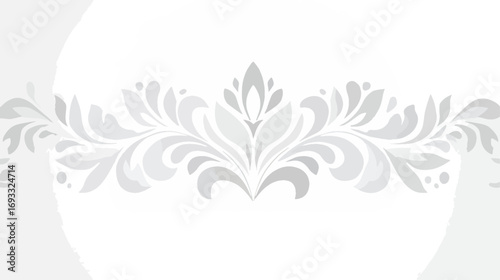Elegant floral damask pattern design