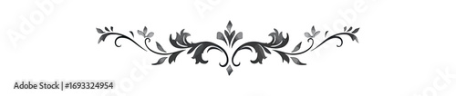 Ornate gray decorative border