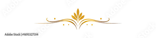 Ornate gold decorative border