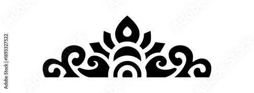 Single white water drop icon