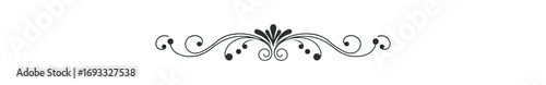 Ornate dark gray decorative border