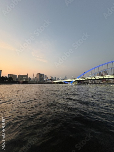 Tokyo Bay Night Cruise: Kachidoki Bridge Lighting