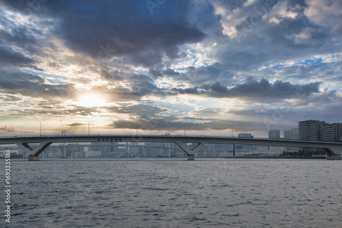 Tokyo’s Toyosu Bridge Over the Waterfront