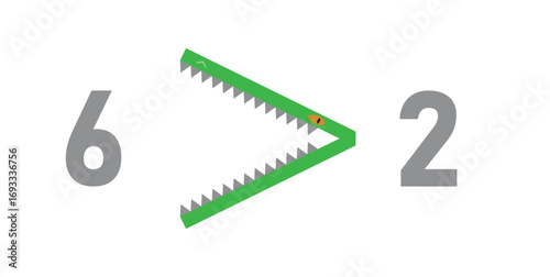 Meaning of Greater than Symbol in Mathematics. Greater than Symbol.