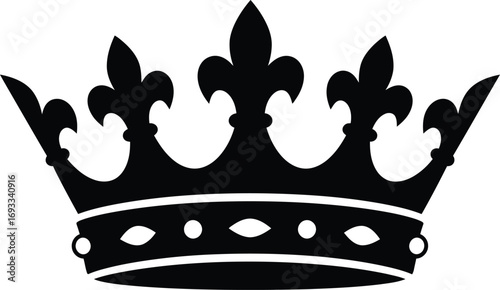 Elegant regal crown vector illustration scalable eps graphic royalty symbol