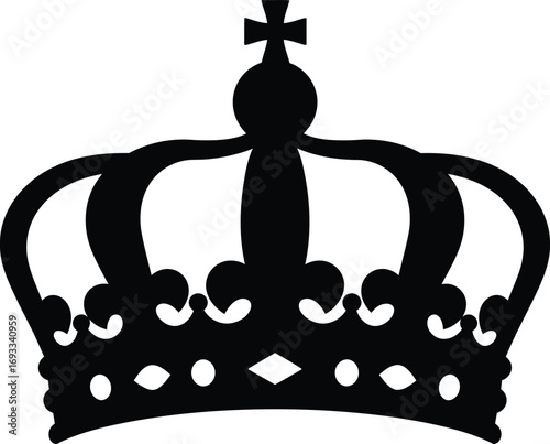 Majestic crown vector illustration regal symbol of power royalty and authority scalable eps graphic