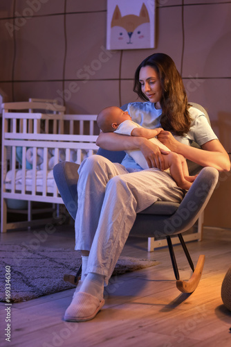 Happy young mother with her...