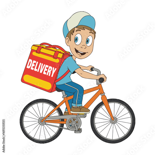 boy riding a bike