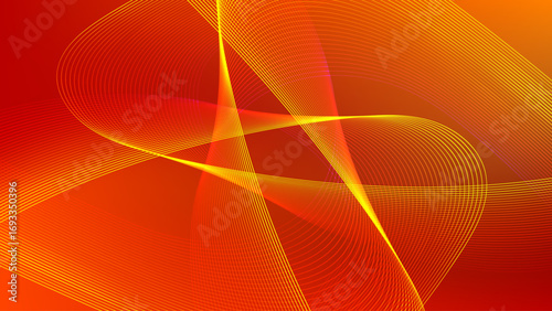yellow red brown gradient mesh abstract background with wavy blended line nice for wallpaper 