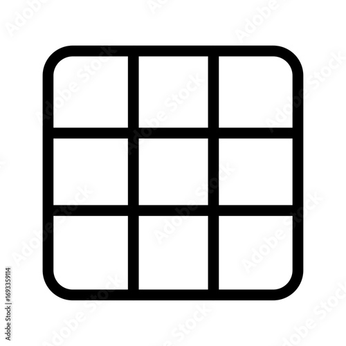 Color Grid Line Icon of Color Palettes Icon Set