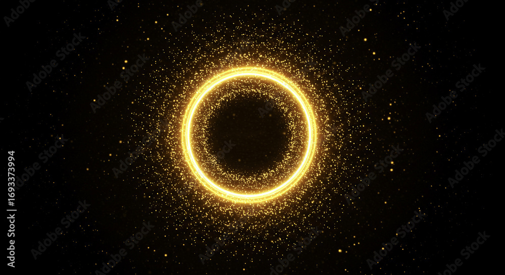 Naklejka premium 美容・コスメ向けのテクスチャ、美容イメージ、金色の光