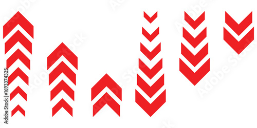 Swipe up symbol set collection vector illustration. Upward icon set collection. Scroll up sign and symbol. Set swipe up arrows icon. swipe Arrow Vector icon that can easily modify or edit. eps 10