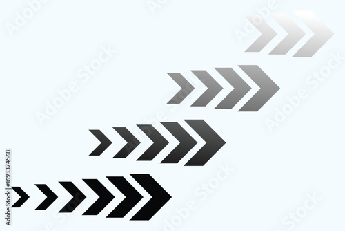 Swipe up symbol set collection vector illustration. Upward icon set collection. Scroll up sign and symbol. Set swipe up arrows icon. swipe Arrow Vector icon that can easily modify or edit. eps 10