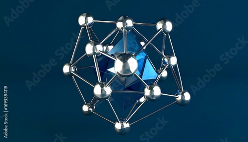 3D abstract geometric shape