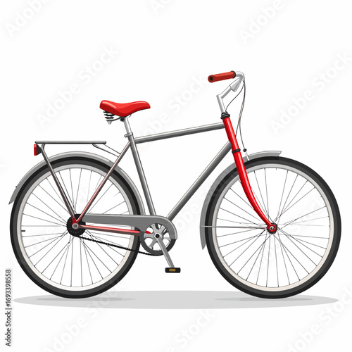 Classic Retro Bicycle A Vintage Ride, Ideal for City Cycling and Leisure