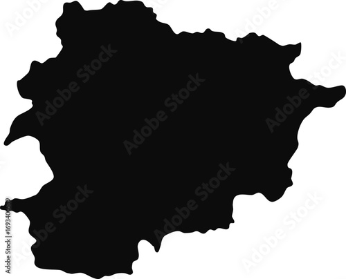 map of andorra