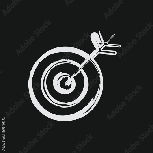 Brush Grunge Element Icon Hand Drawn Stroke For Creative Design And Illustration