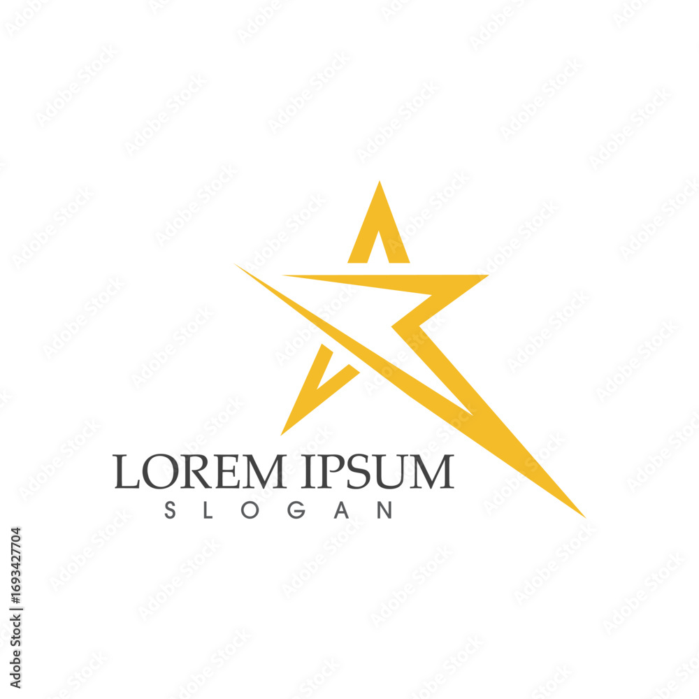 Obraz premium Star icon Template