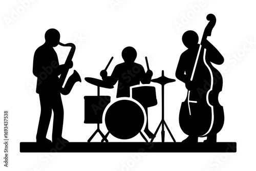 Jazz Music Band Illustration
