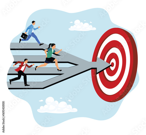 Office workers strategies for achieving success at work.