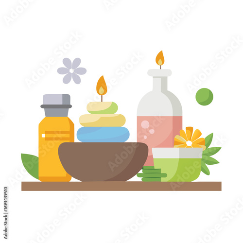 set of spa objects